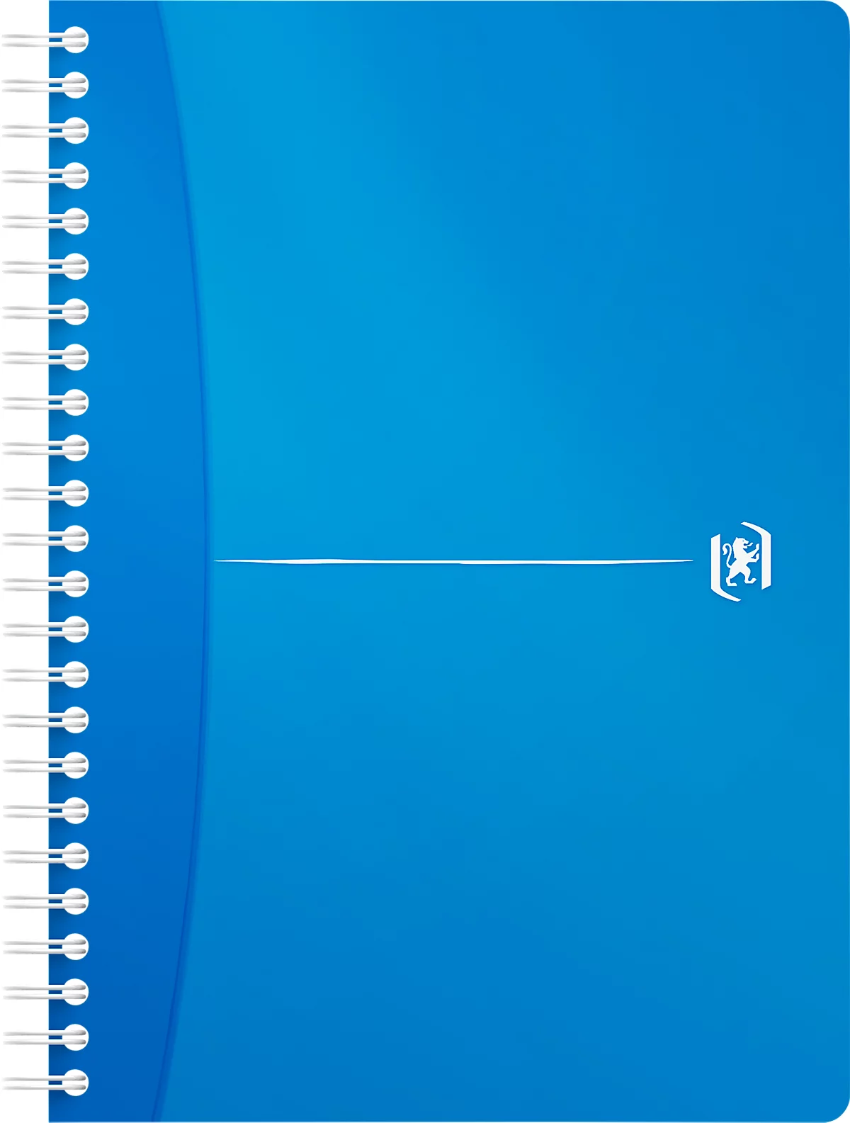 Spiralbuch OXFORD Office MyColours A5, Format A5, Doppelbindung, 90 Blatt liniert, weiß, SCRIBZEE®-kompatibel, EU ECO Label, farbsortierte Deckel, 5 Stück