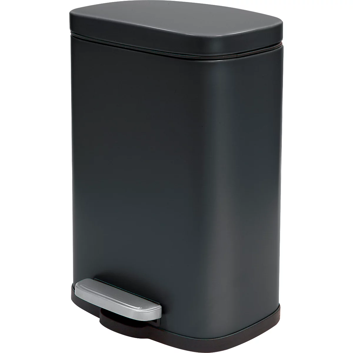 SPIRELLA Treteimer AKIRA, 12 Liter, Tretmechanismus, L 280 x B 193 x H 379 mm, schwarz