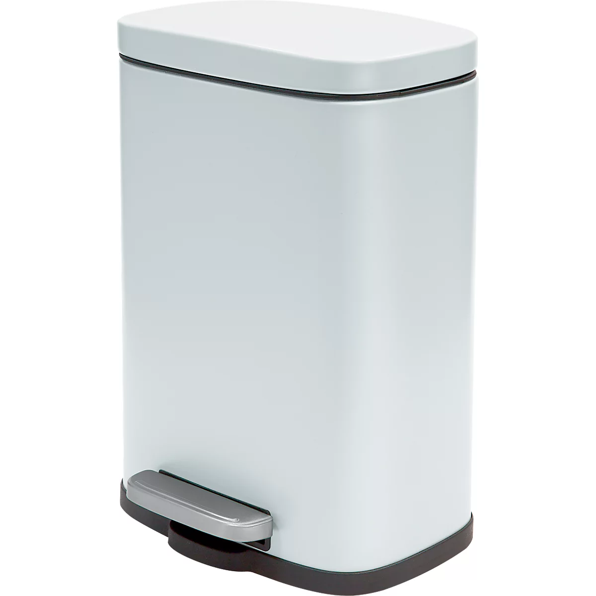 SPIRELLA Treteimer AKIRA, 12 Liter, Tretmechanismus, L 280 x B 193 x H 379 mm, weiss