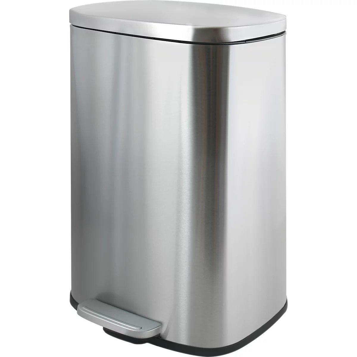 SPIRELLA Treteimer AKIRA, 30 Liter, Tretmechanismus, L 343 x B 235 x H 629 mm, edelstahl