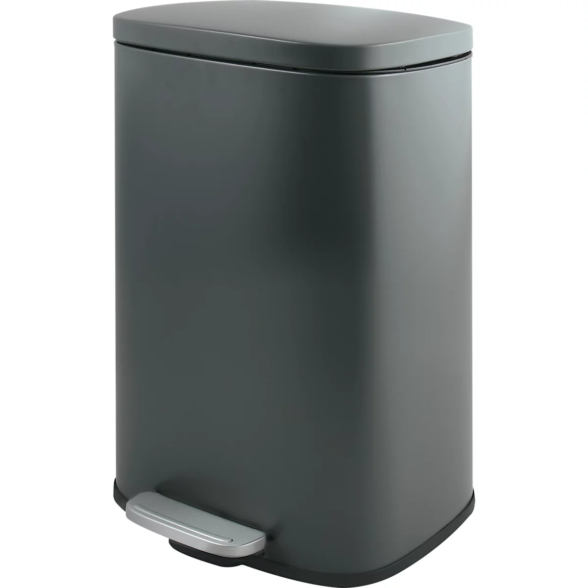 SPIRELLA Treteimer AKIRA, 30 Liter, Tretmechanismus, L 343 x B 235 x H 629 mm, grau