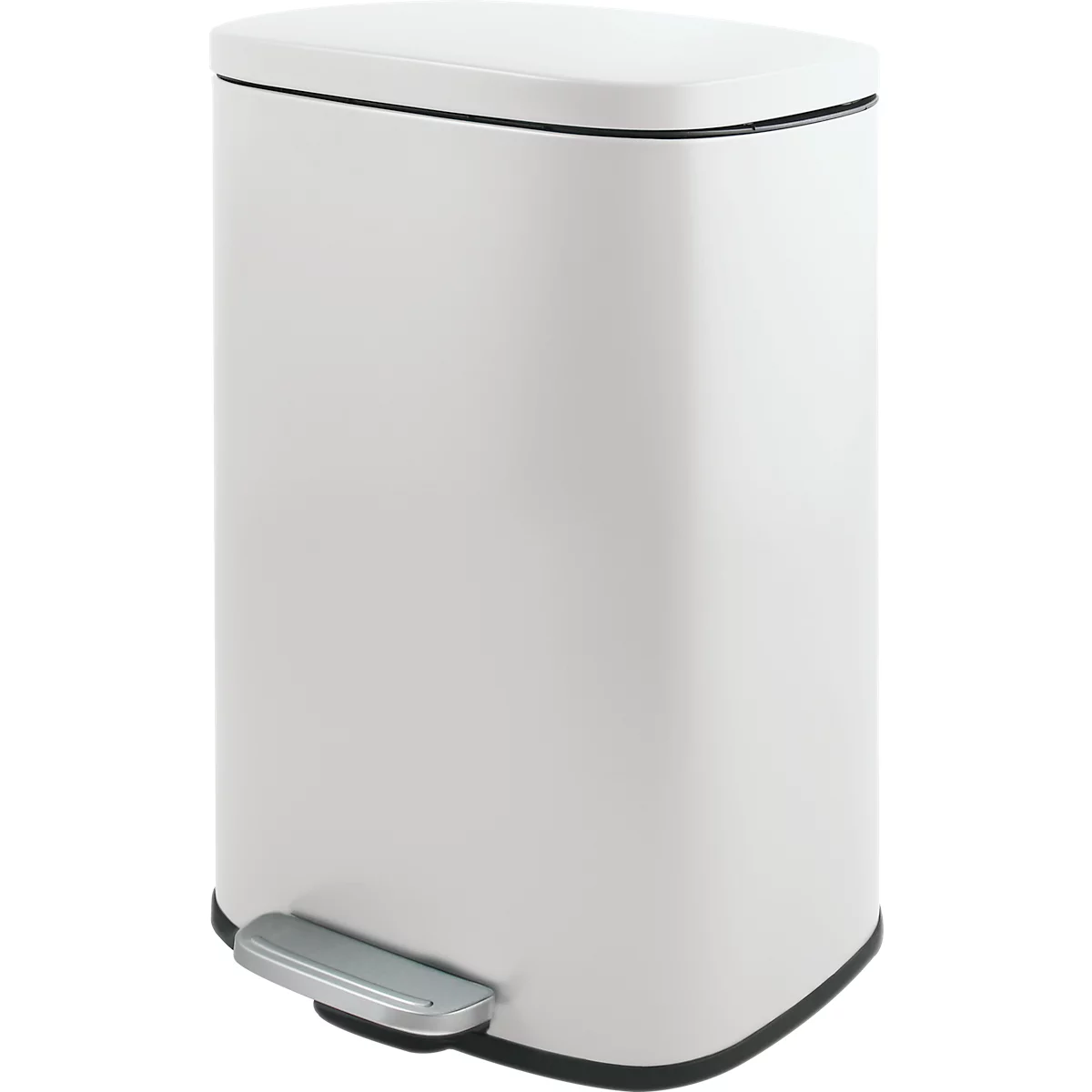 SPIRELLA Treteimer AKIRA, 30 Liter, Tretmechanismus, L 343 x B 235 x H 629 mm, weiss
