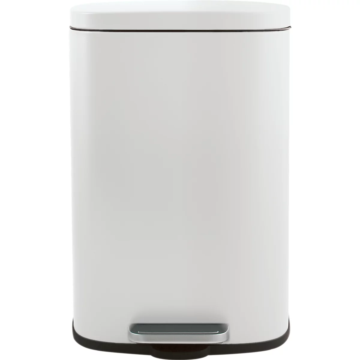 SPIRELLA Treteimer AKIRA, 30 Liter, Tretmechanismus, L 343 x B 235 x H 629 mm, weiss