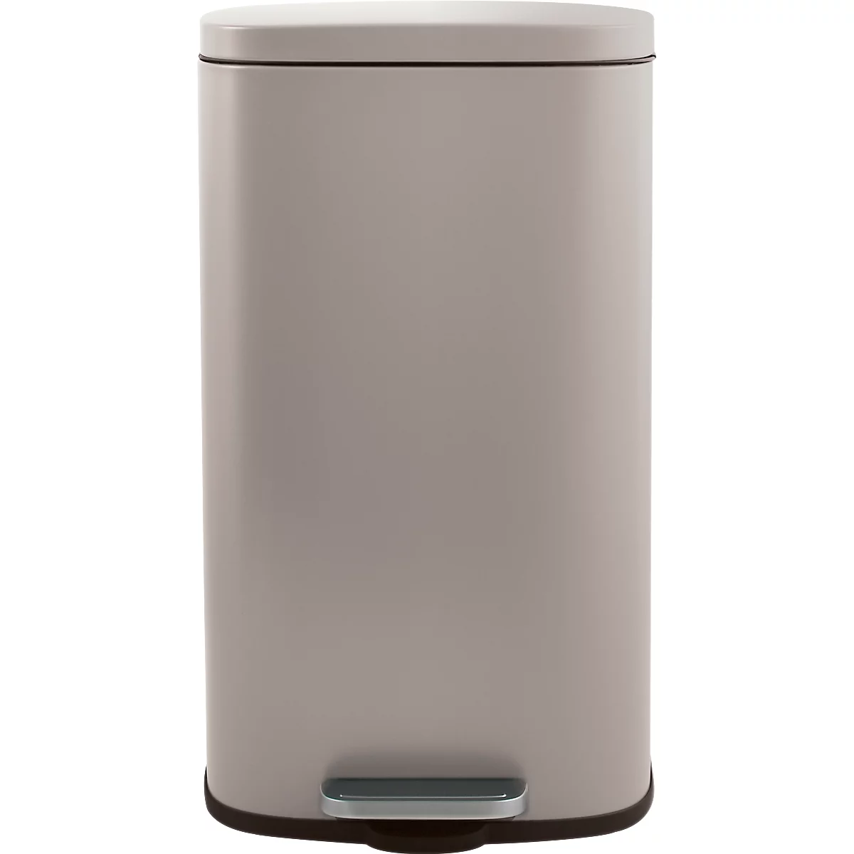 SPIRELLA Treteimer AKIRA, 50 Liter, Tretmechanismus, B 297 x L 427 x H 643 mm, taupe