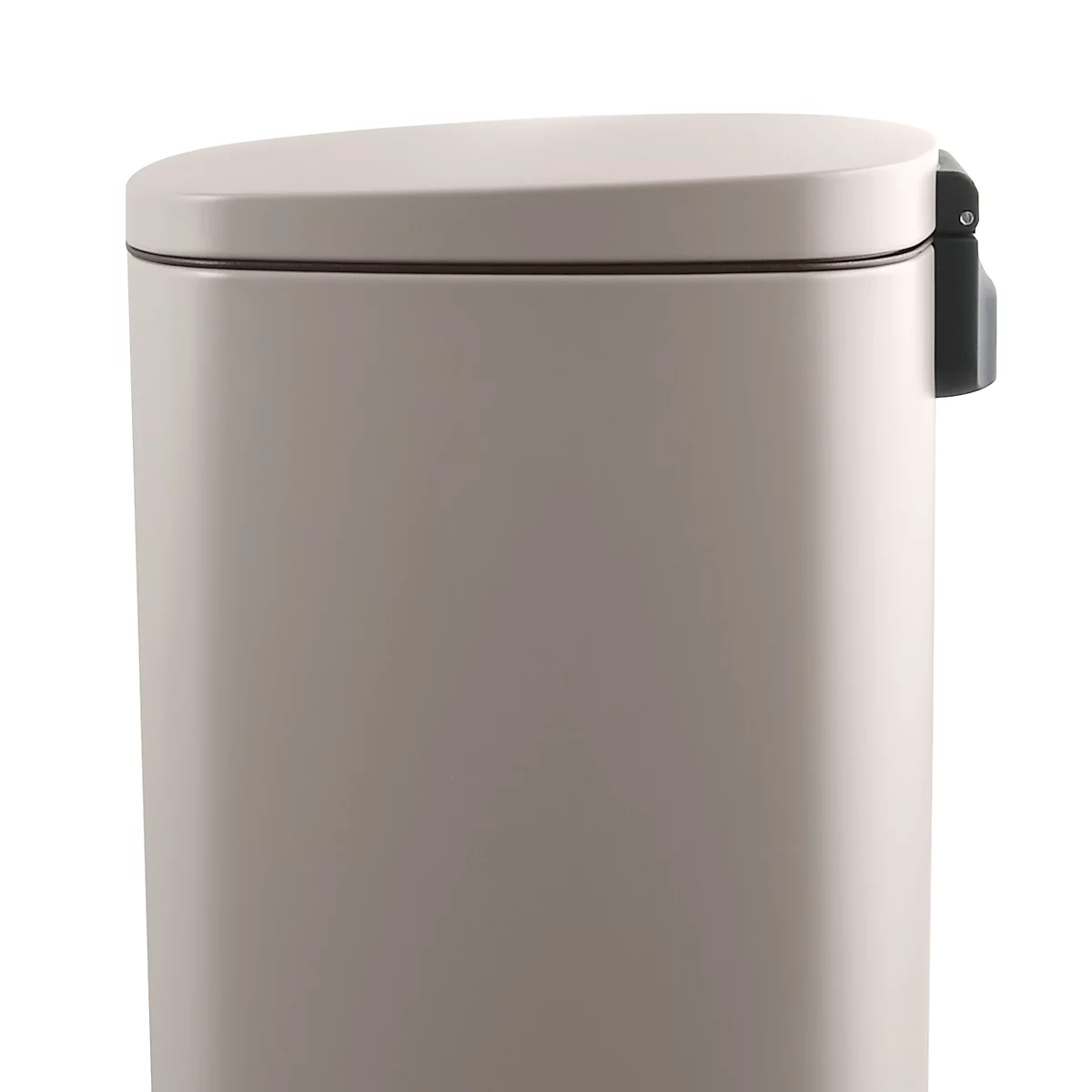 SPIRELLA Treteimer AKIRA, 50 Liter, Tretmechanismus, B 297 x L 427 x H 643 mm, taupe