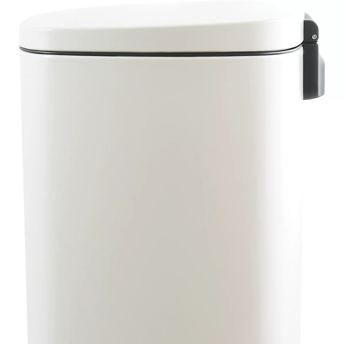 SPIRELLA Treteimer AKIRA, 50 Liter, Tretmechanismus, B 297 x L 427 x H 643 mm, weiss