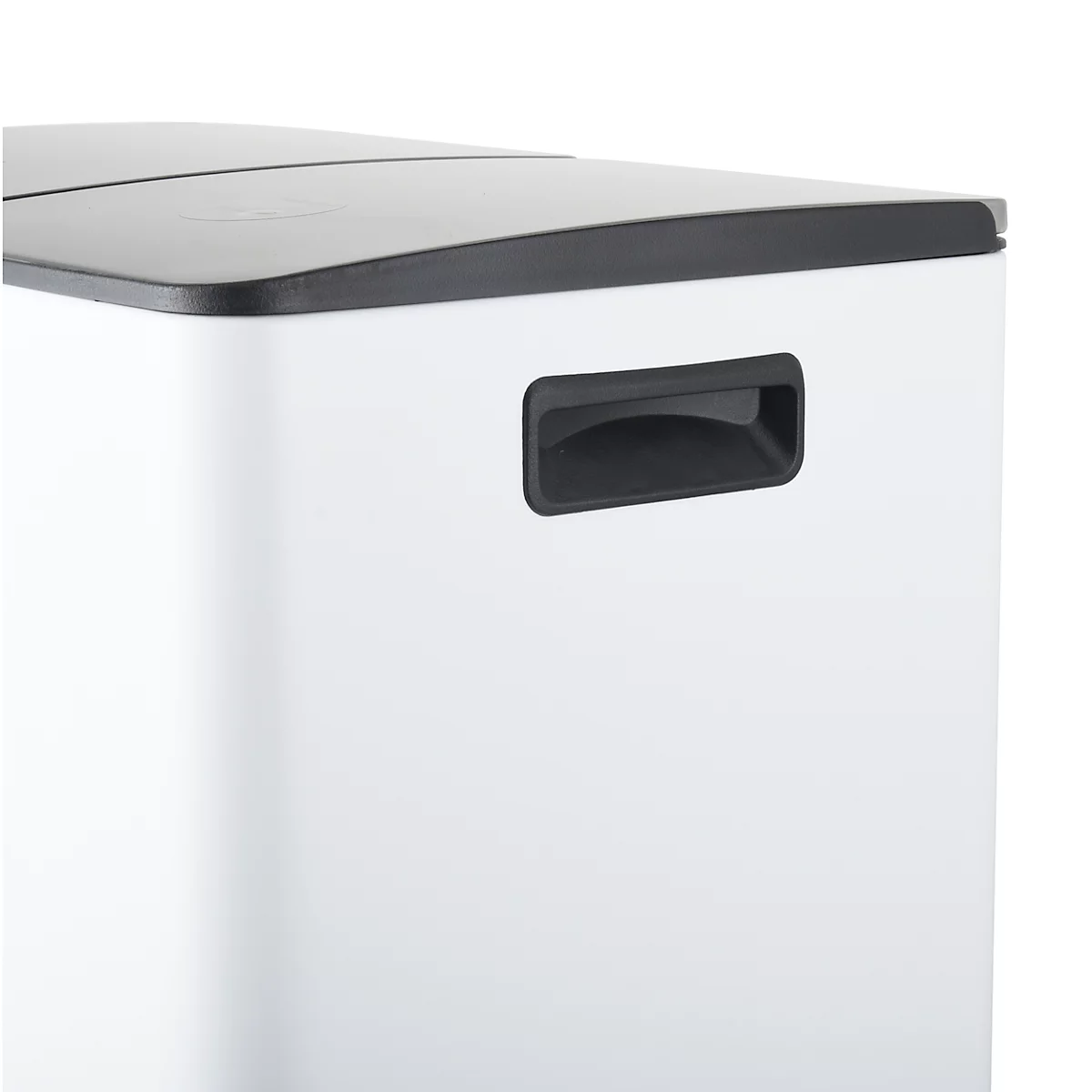 SPIRELLA Treteimer ALIYA, 2 x 20 Liter, Tretmechanismus, L 450 x B 300 x H 510 mm, matt/taupe