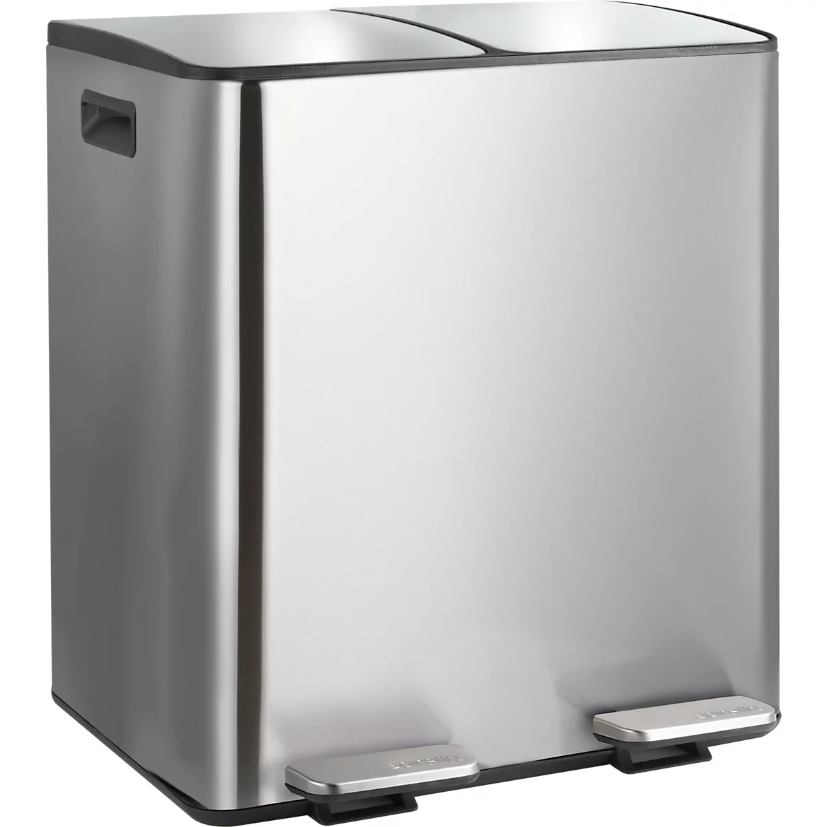SPIRELLA Treteimer ALIYA, Edelstahl, 2 x 20 Liter, Tretmechanismus, L 450 x B 300 x H 510 mm
