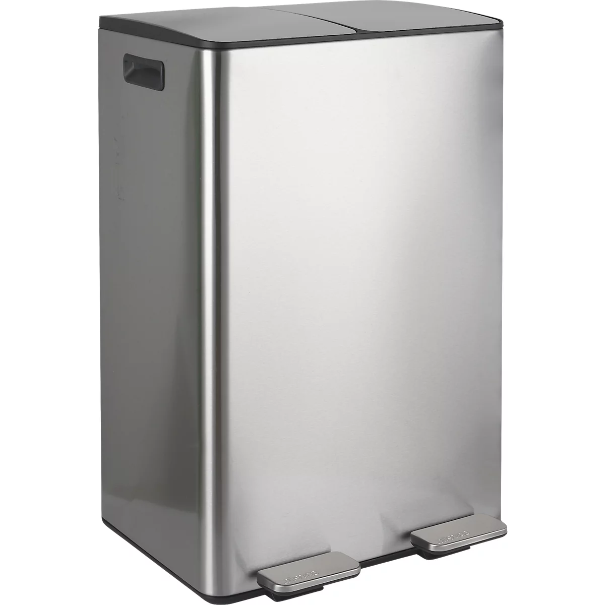 SPIRELLA Treteimer ALIYA, Edelstahl, 2 x 30 Liter, Tretmechanismus, L 450 x B 300 x H 710 mm