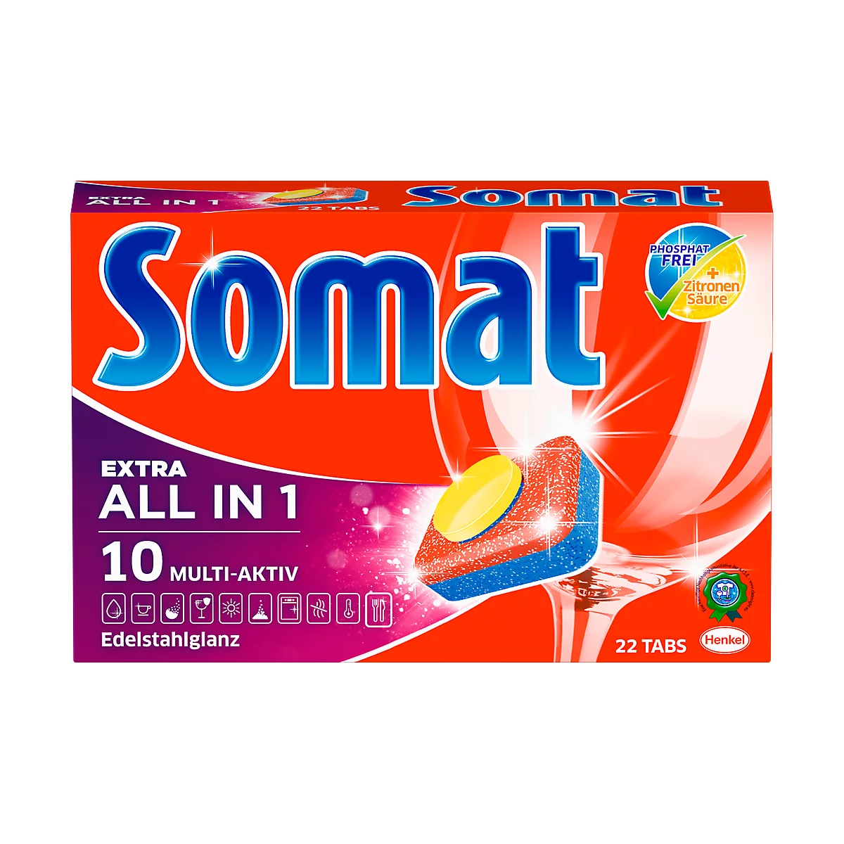Somat 10 All In 1 Multi Aktiv 54 Tabs Spülmaschinentabs – OITV
