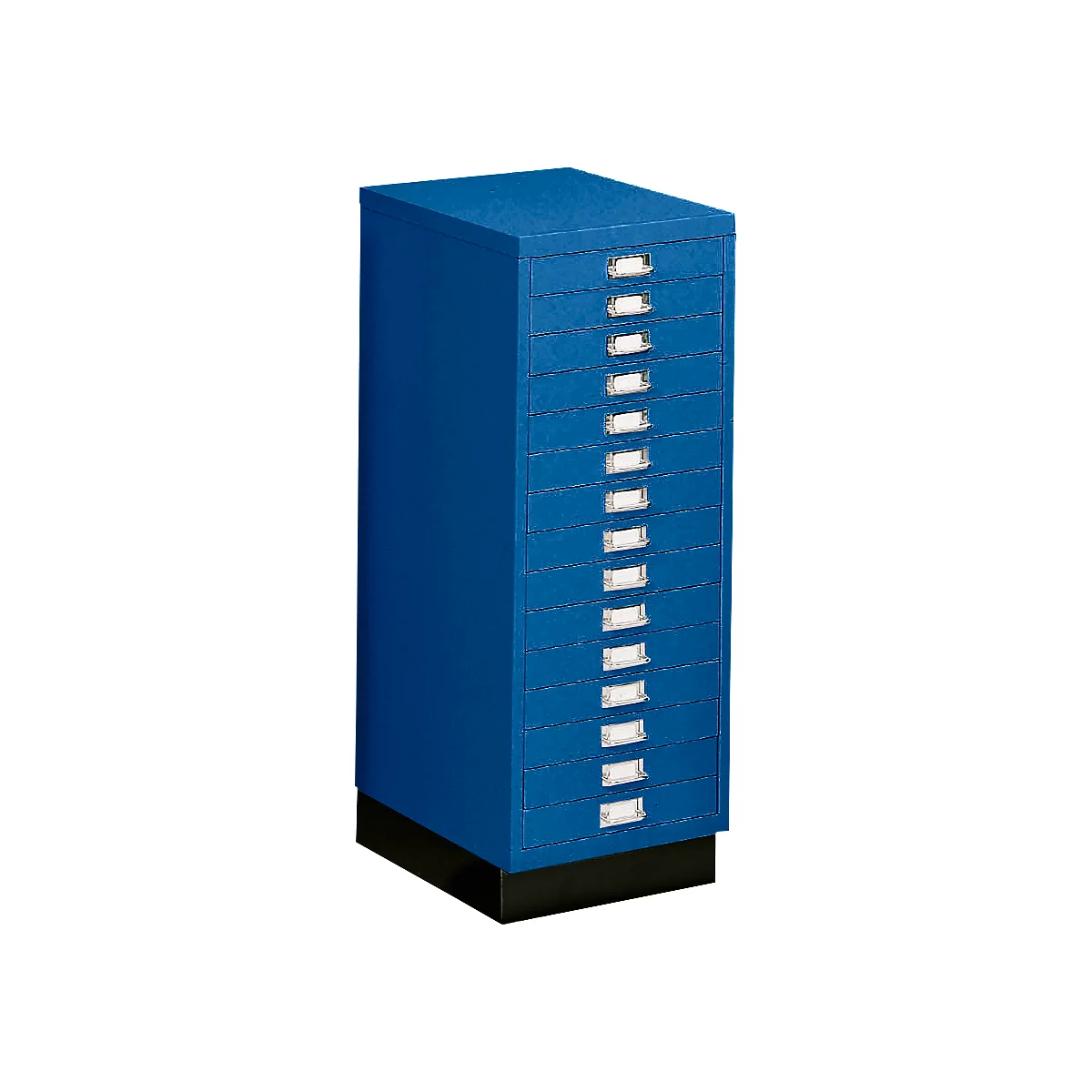 SSI ladekast A3, 15 schuifladen, 940 mm hoog, gentiaanblauw