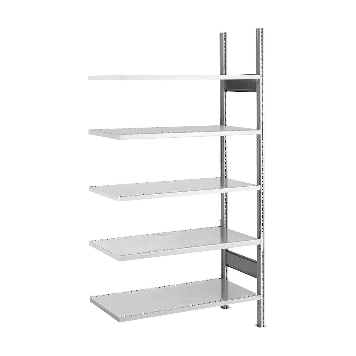SSI Schaefer Archive Shelving, baie supplémentaire, 5 étagères, L 750 x P 300 mm, galvanisé