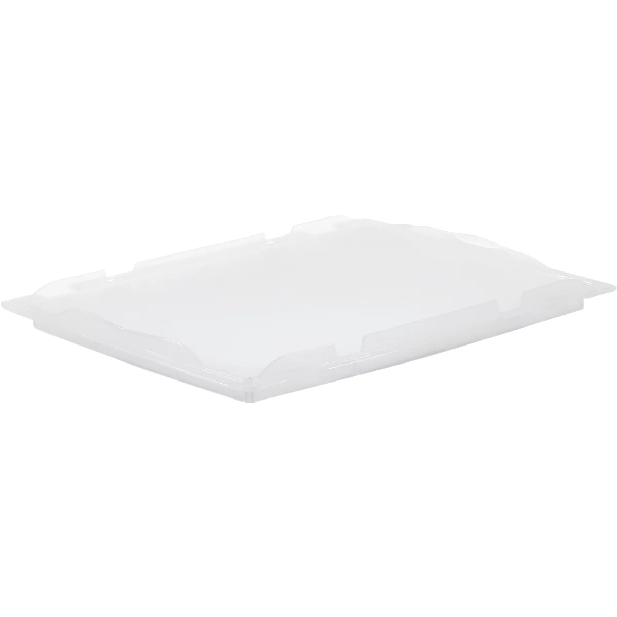 SSI Schäfer Bacs légers Euro-Box ELB 4220 avec couvercle, polypropylène, L 400 x l 300 x H 220 mm, 20,4 litres, translucide