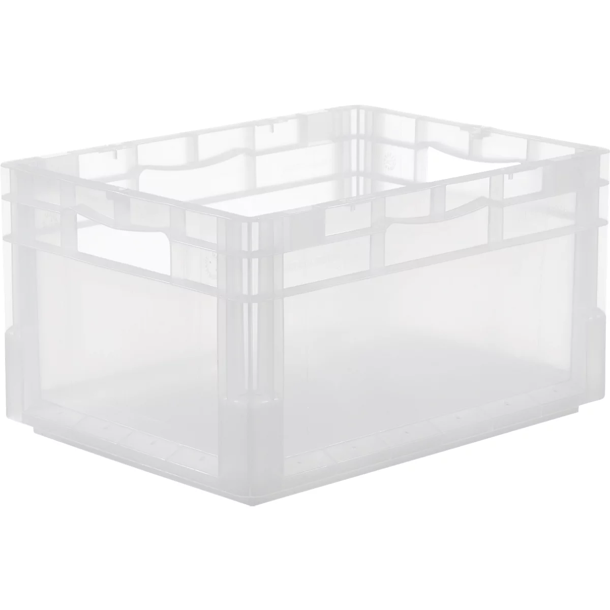 SSI Schäfer Euro-Box-Leichtbehälter ELB 4220 mit Deckel, Polypropylen, L 400 x B 300 x H 220 mm, 20,4 Liter, transluzent