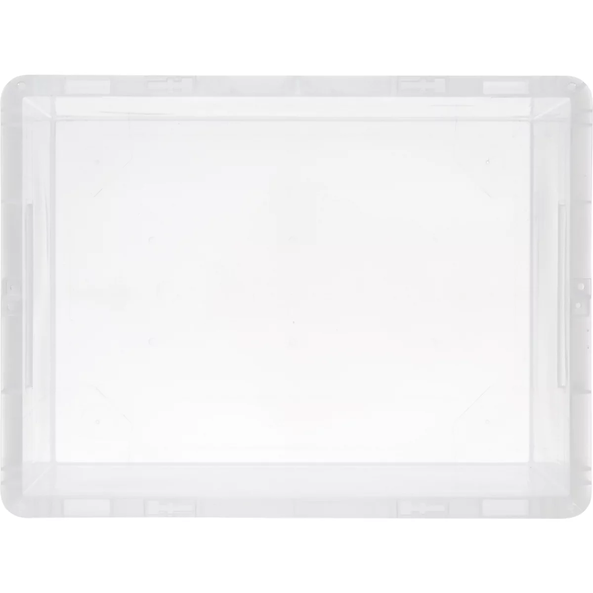 SSI Schäfer Euro-Box-Leichtbehälter ELB 4220 mit Deckel, Polypropylen, L 400 x B 300 x H 220 mm, 20,4 Liter, transluzent