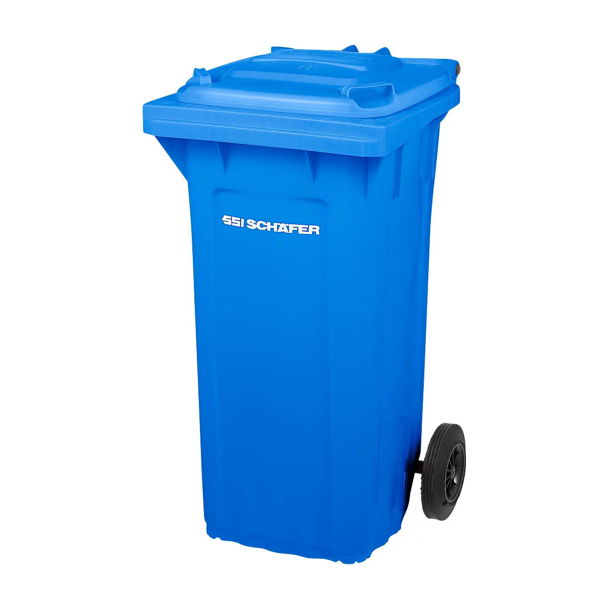 SSI Schäfer Mülltonne PRO 120 WAVE, 120 l, fahrbar, blau