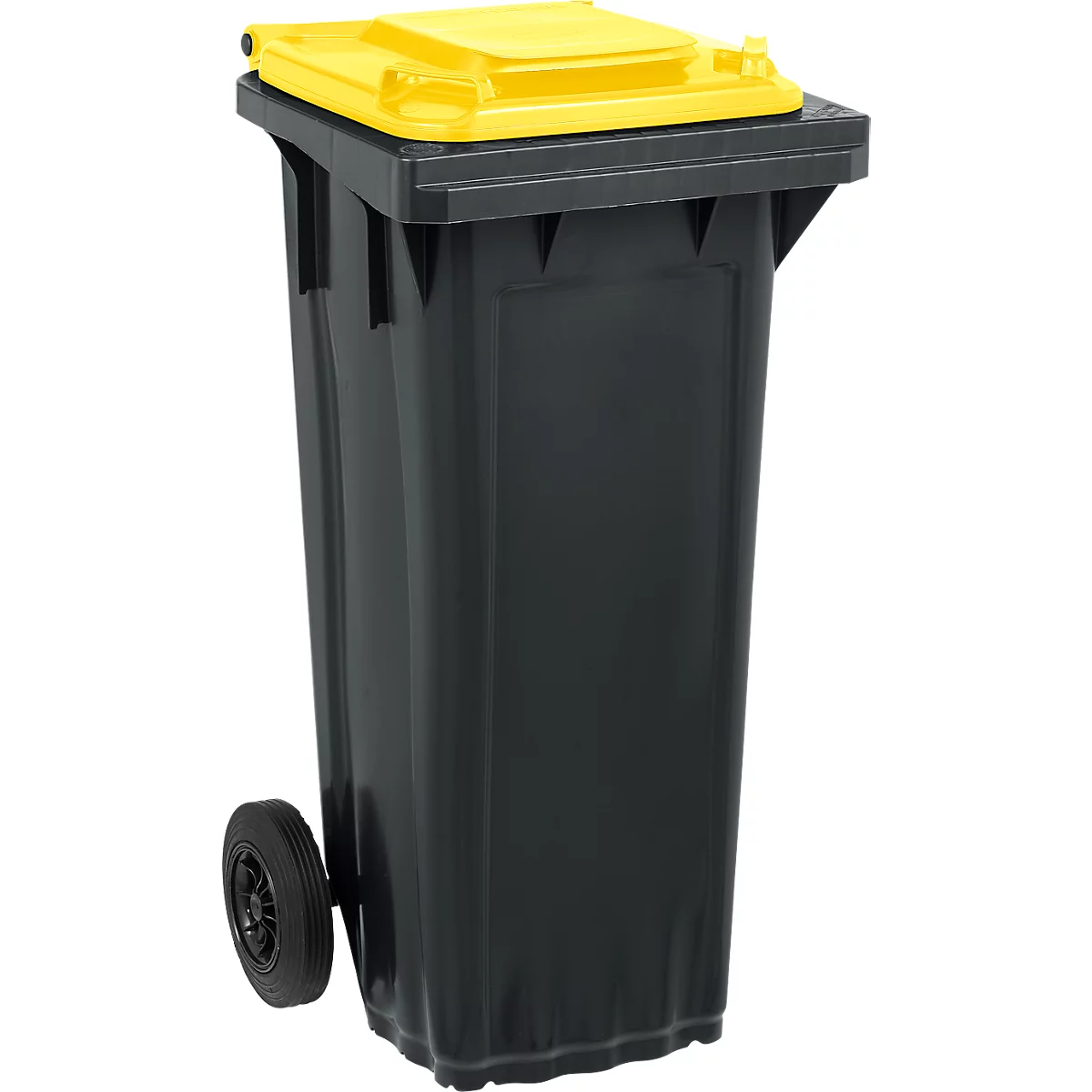 SSI Schäfer Poubelle PRO 80 WAVE, 80 l, mobile, noir et jaune