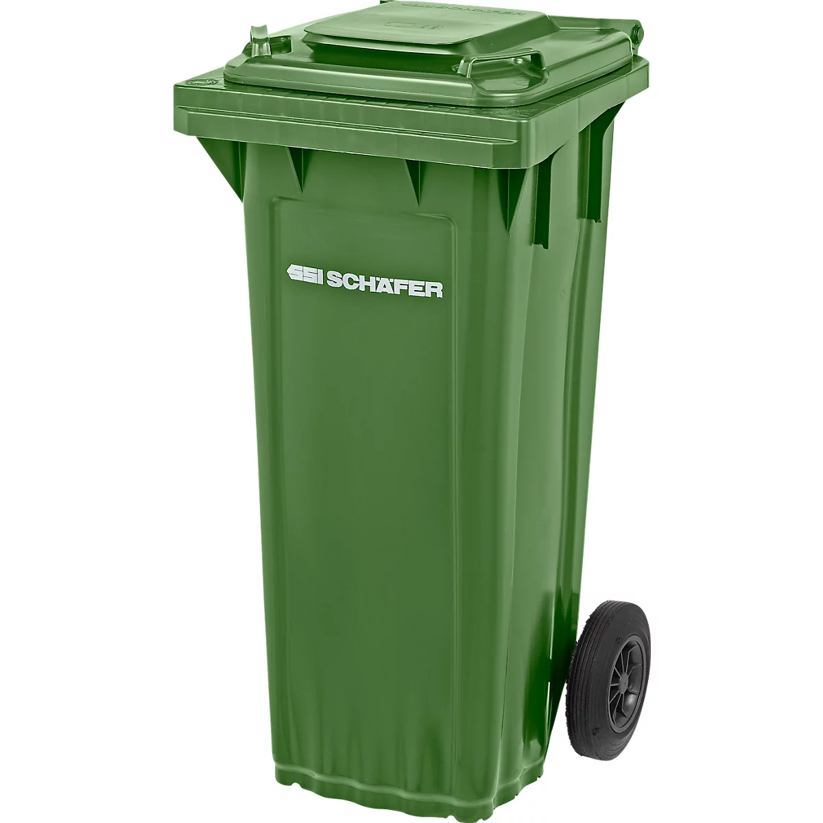 SSI Schäfer PRO 80 WAVE afvalbak, 80 l, verrijdbaar, groen