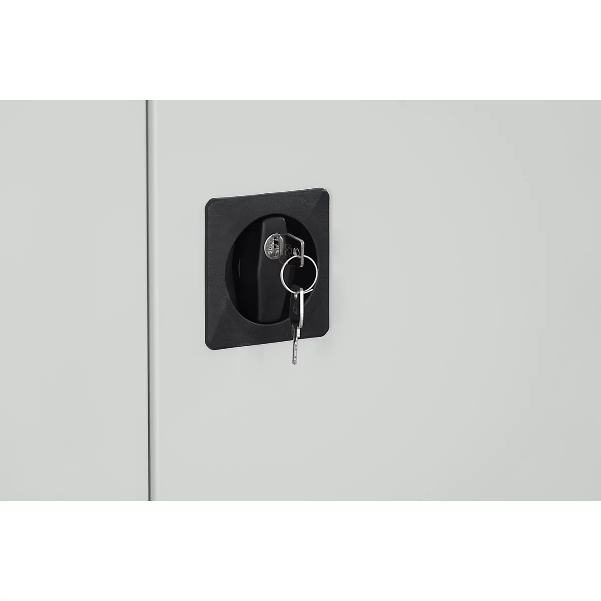 SSI Schäfer Universalschrank 2er-Set, Stahl, abschließbar, 950 x 400 x 1935 mm, 5 OH, weißaluminium RAL 9006