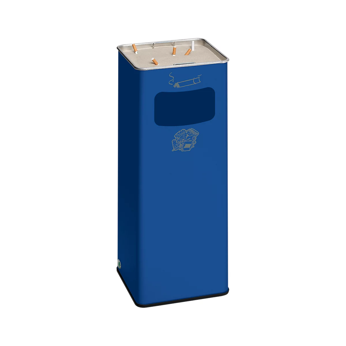 Staande asbak, blauw