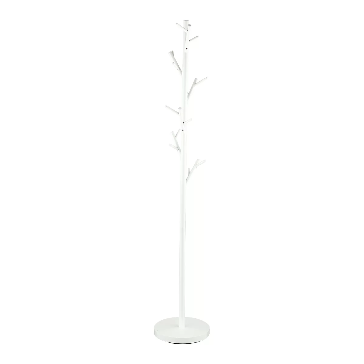 Staande kapstok Tree - stalen - 18 haken - wit