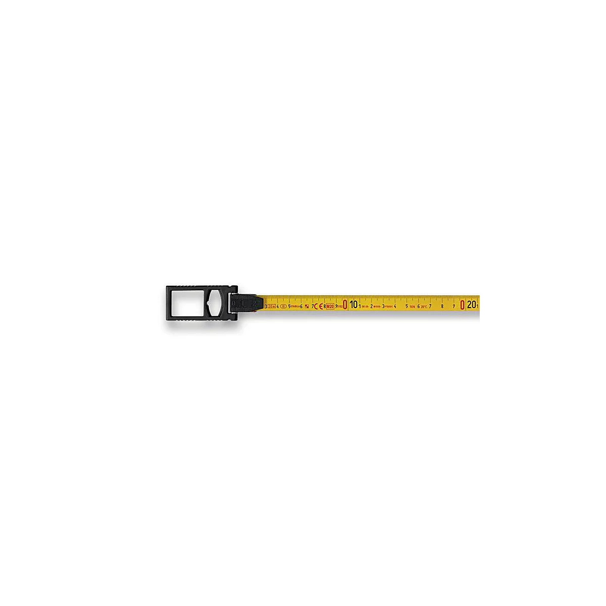 STABILA Rahmenbandmaß LBM 1000 STEEL, 30 m x 13 mm, EG II, Stahlband, Y-Rahmen, Softgrip-Handgriff