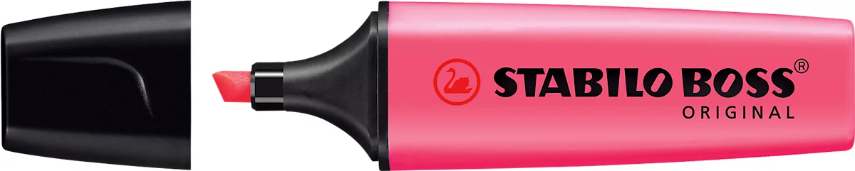 STABILO® BOSS Original, punta fina, resistente a la luz, secado rápido, rosa, 1 unidad