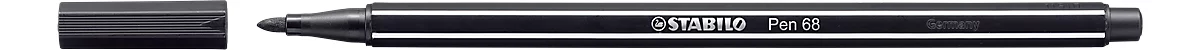 STABILO® Fasermaler Pen 68, schwarz, 10 Stück