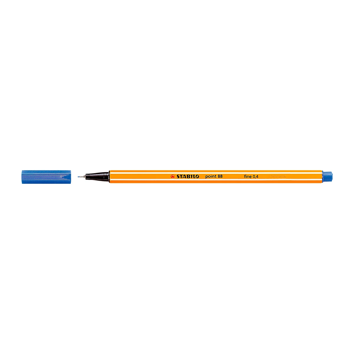 STABILO Fineliner Point 88, 0,4 mm, 10 Stück, blau