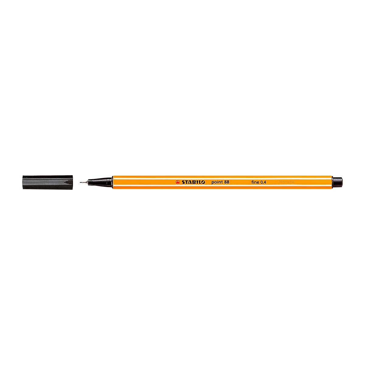 STABILO Fineliner Point 88, 0,4 mm, 10 Stück, schwarz