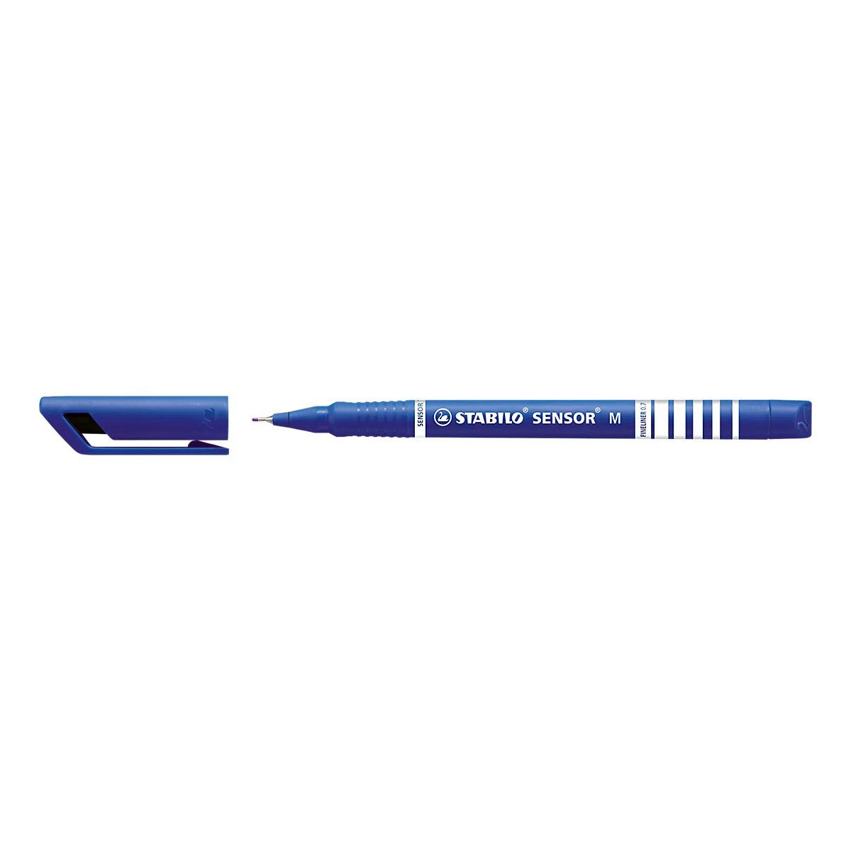 Stabilo Fineliner Sensor, Lijndikte 0,7 mm, blauw, 10 st.