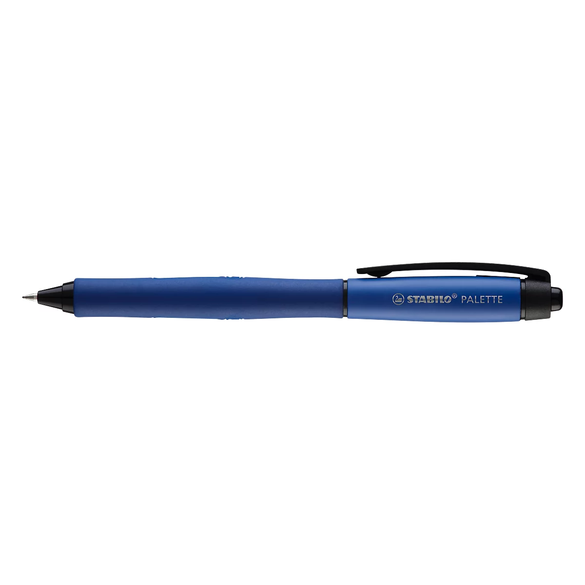 STABILO® gel pen pallet, pointe métallique, largeur de ligne 0,4 mm, rechargeable, 10 pcs, bleu