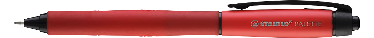 STABILO® Gelschreiber Palette, Metallspitze, Strichstärke 0,4 mm, nachfüllbar, 10 Stück, rot