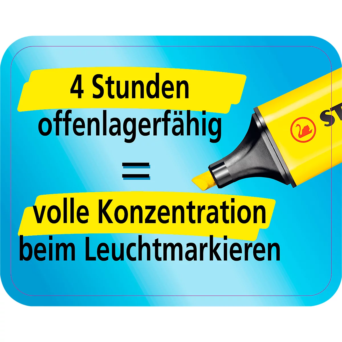 STABILO® Textmarker BOSS Original, gelb, 10 Stück