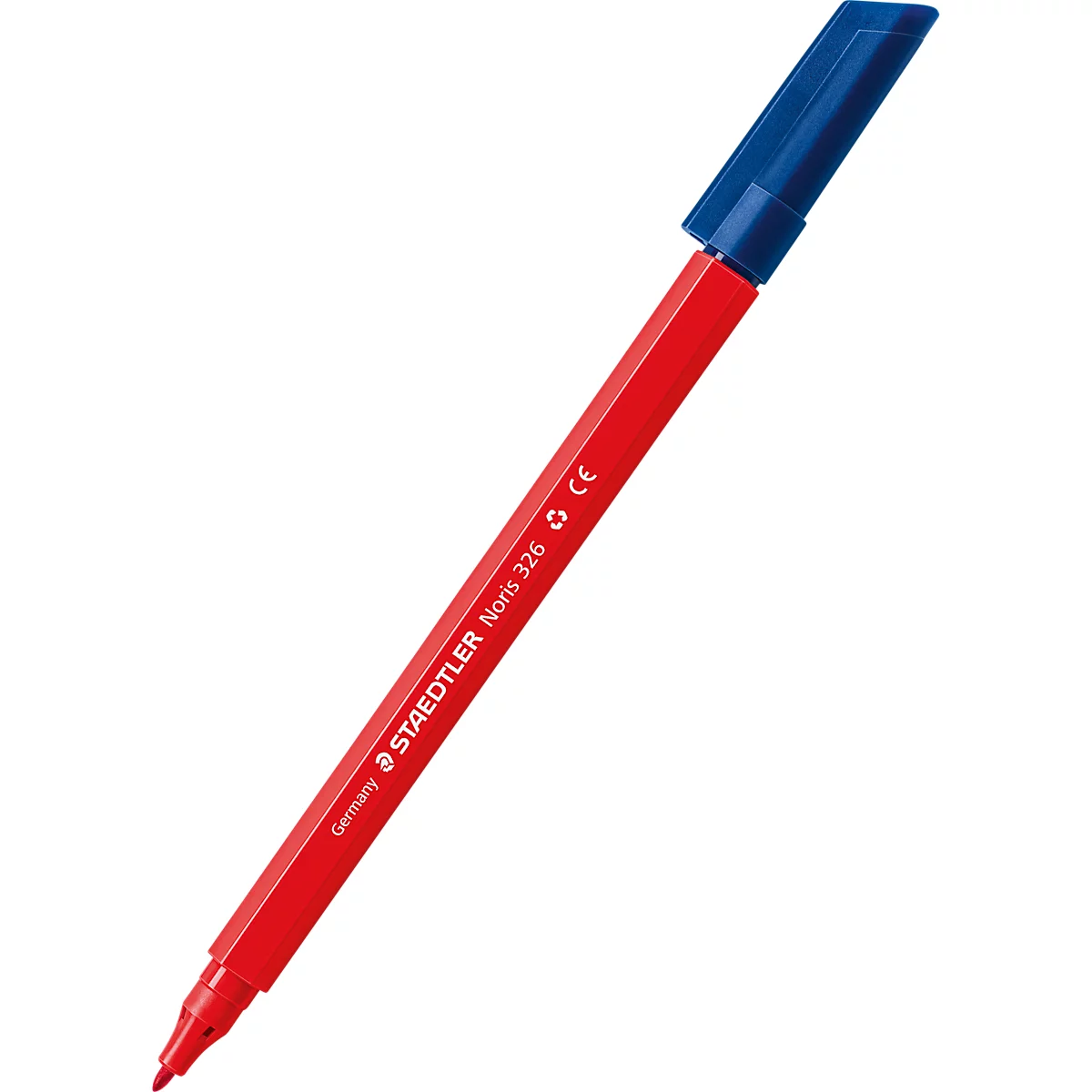 STAEDTLER Fasermaler NORIS, 1 mm Strichstärke, auswaschbar, DRY-SAFE-Technologie, farbsortiert, 20-er Set