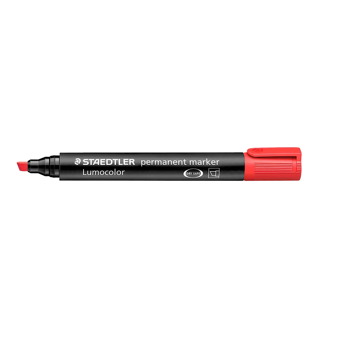 STAEDTLER Lumocolor permanent marker 350, 10 stuks, rood
