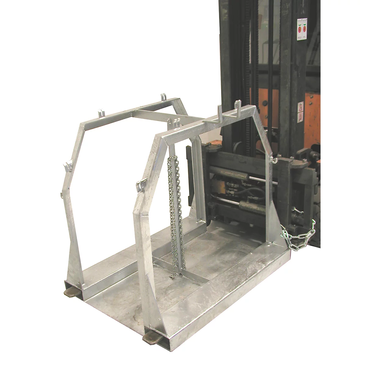 Stahlflaschenpalette SFP 8 für 8 Flaschen, Tragfähigkeit 700 kg