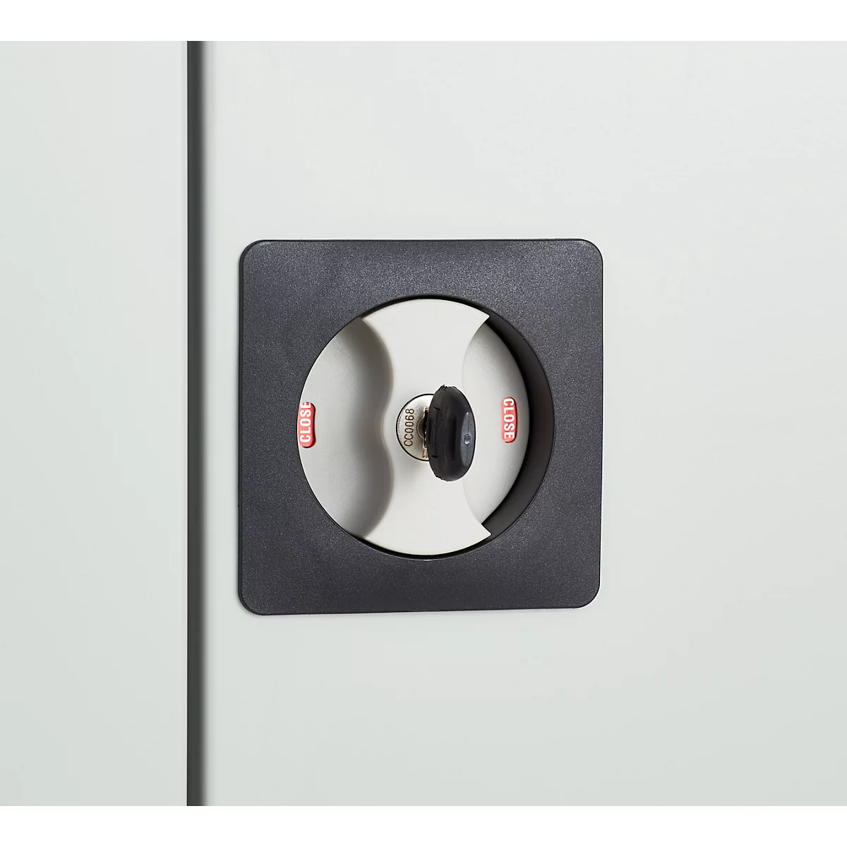 Stahlschrank, B 916 x T 422 x H 1950 mm, lichtgrau RAL 7035