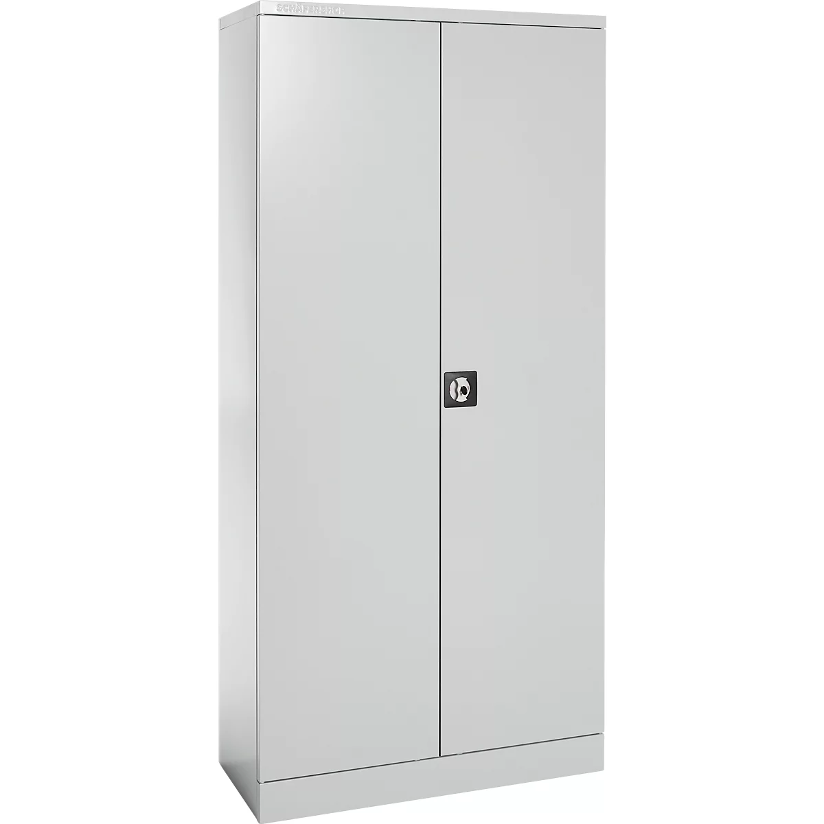 Stahlschrank, B 920 x T 420 x H 1950 mm, lichtgrau RAL 7035 