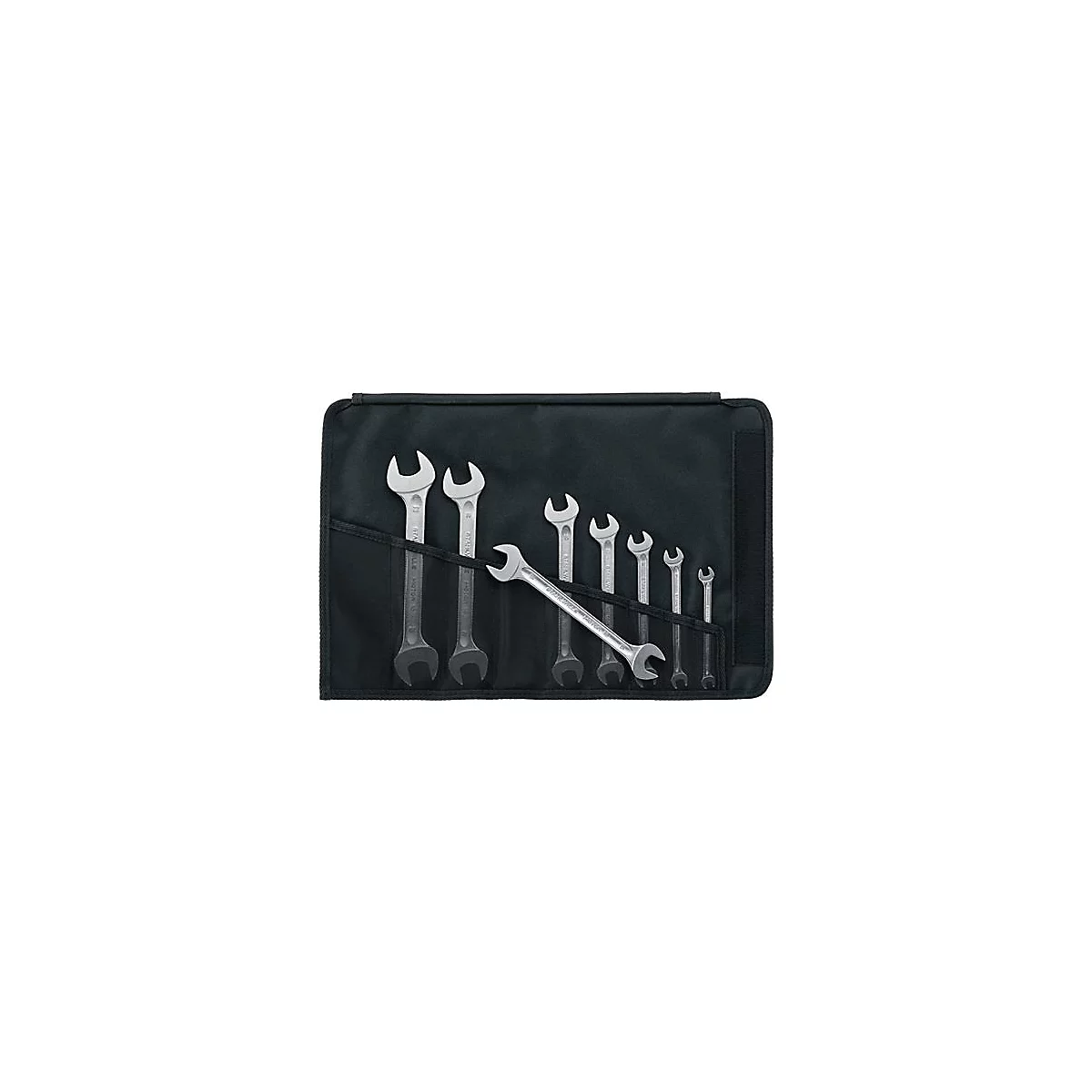 Stahlwille dubbele steeksleutelset 10/8, 8-delig, SW 6-22 mm, chroom-legering staal, zeskant
