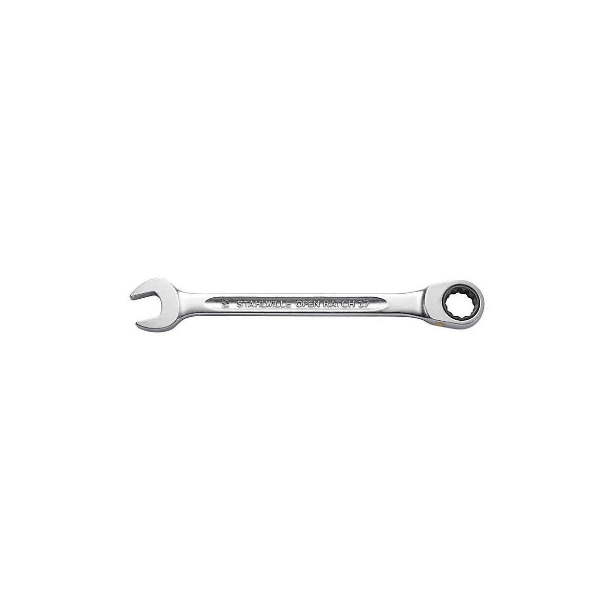 STAHLWILLE Maulringratschenschlüssel Satz 17F/5, flach, SW 8-19 mm, Chrom-Alloy-Stahl, 72 Zähne, 5-tlg.