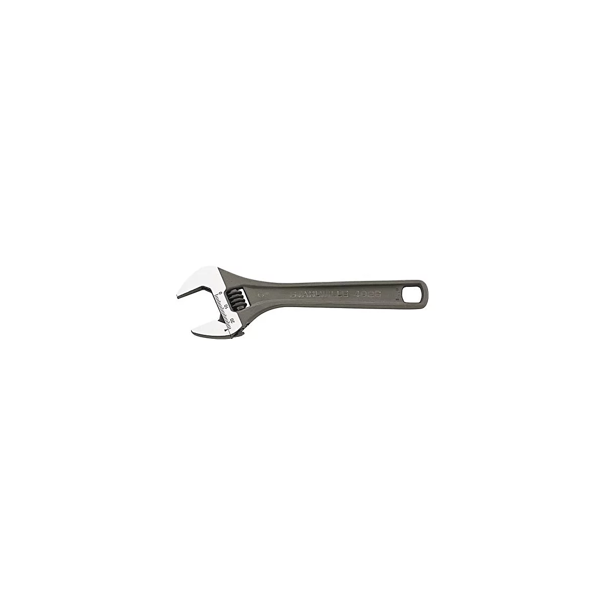 Stahlwille Rollgabelschlüssel 4026, SW max. 44 mm, Länge 384 mm, CV-Stahl, mit Einstellskala, Sechskant