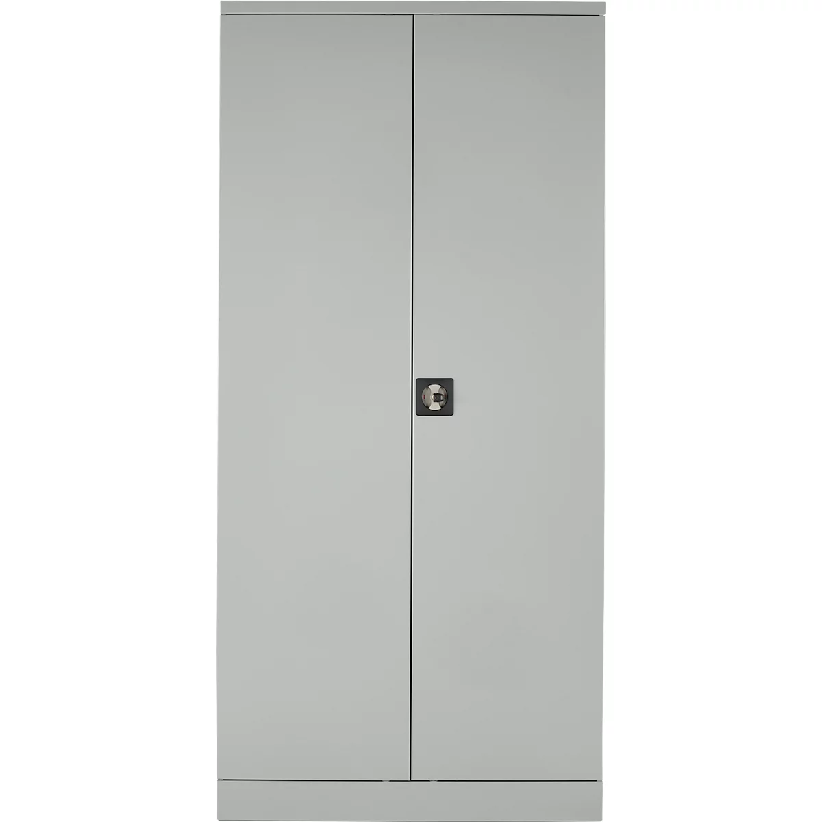 Stalen kast, B 916 x D 422 x H 1950 mm, lichtgrijs RAL 7035