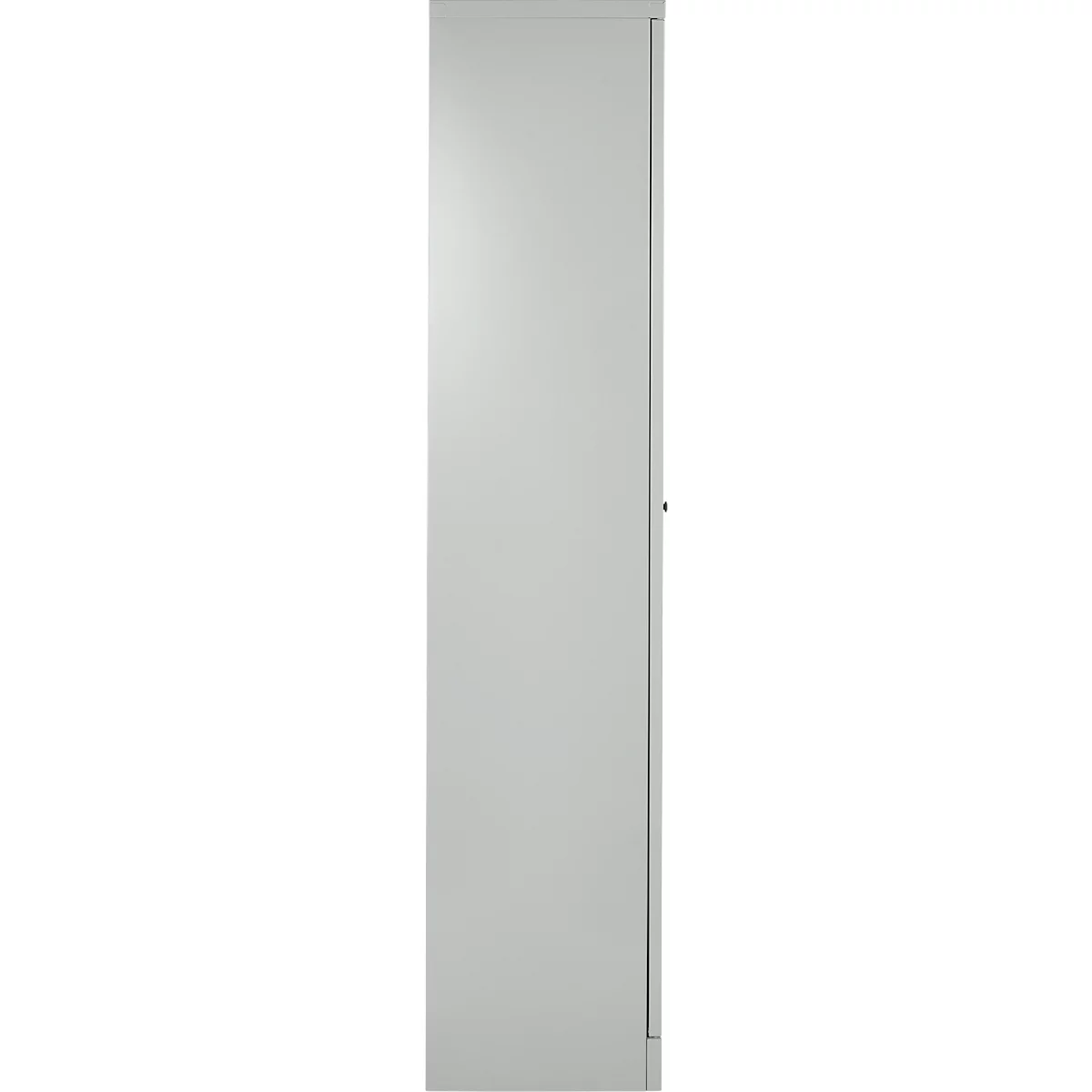 Stalen kast, B 916 x D 422 x H 1950 mm, lichtgrijs RAL 7035