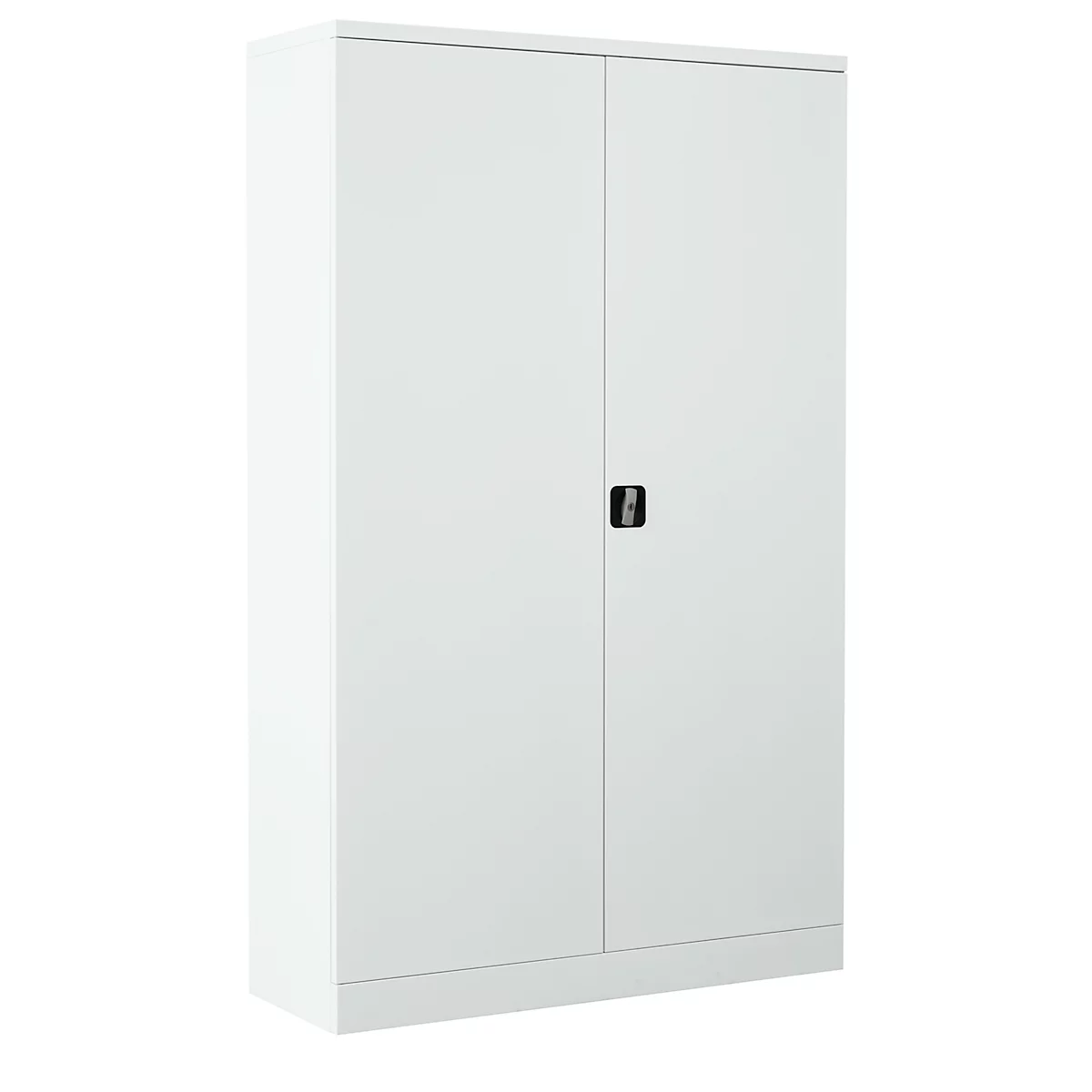 Stalen kast, H 1950 x B 1200 x D 420 mm, wit 9016