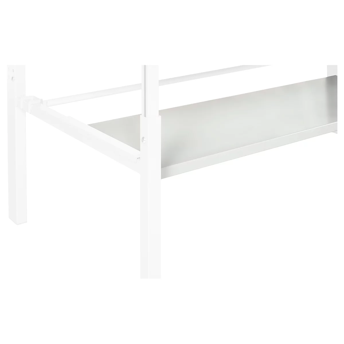 Stalen opbergvak serie TPB, Montage onder tafelblad serie TPB, draagvermogen 30 kg, voor tafelbreedte 1800 mm
