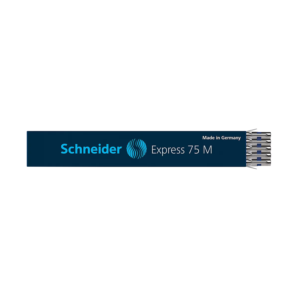 Standaardvulling SCHNEIDER Express 75, blauw, 10 stuks