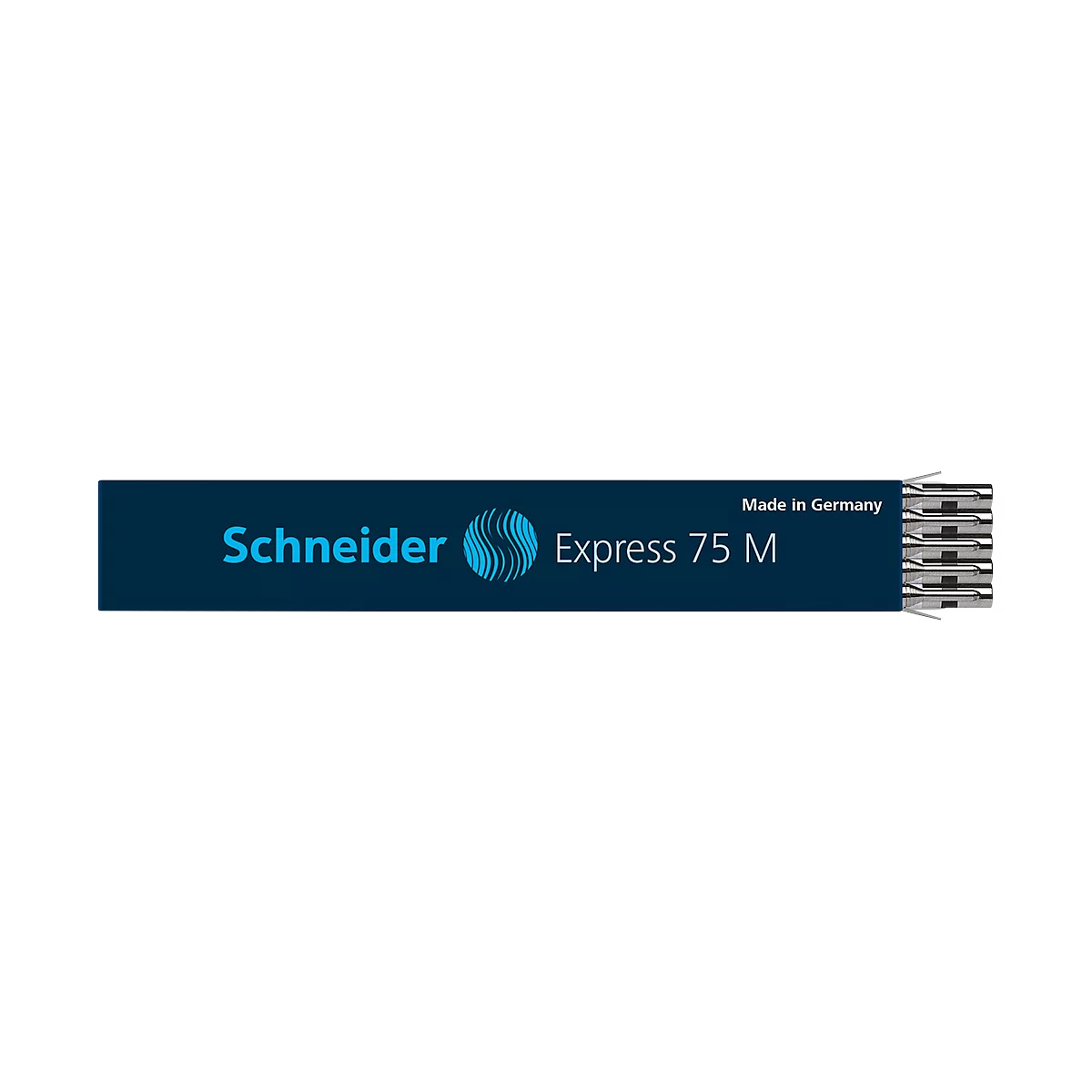 Standaardvulling SCHNEIDER Express 75, zwart, 10 stuks