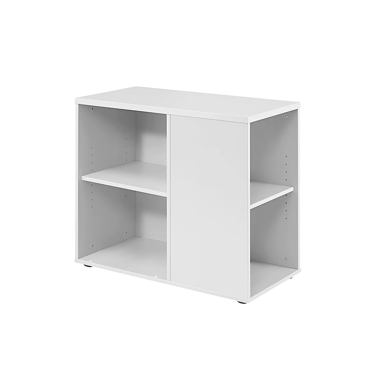 Standcontainer TARA, 1 Utensilienauszug & 3 Schübe oder mit 1 HR-Auszug, B 400 x T 800 x H 720 mm, lichtgrau