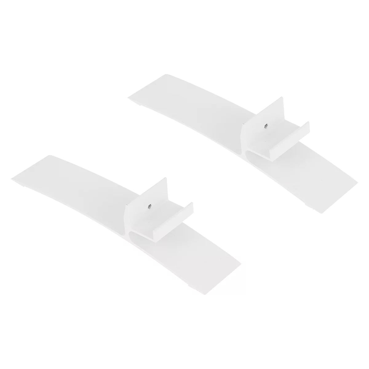 Standfüße für Infrarot-Heizpaneele ECO 500 & ECO 700, 2er-Set, B 200 x T 50 x H 40 mm, silber